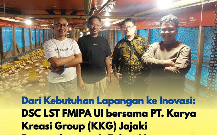  DSC FMIPA UI Survei Kebutuhan Peternakan di KANOPIS Farm, Dorong Riset IoT dan AI untuk Poultry